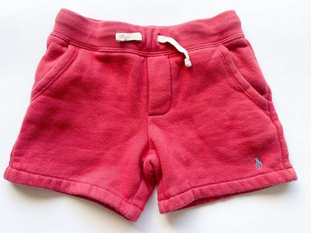 Toddler Boy's Polo Ralph Lauren Red Sweat Shorts Size 2T